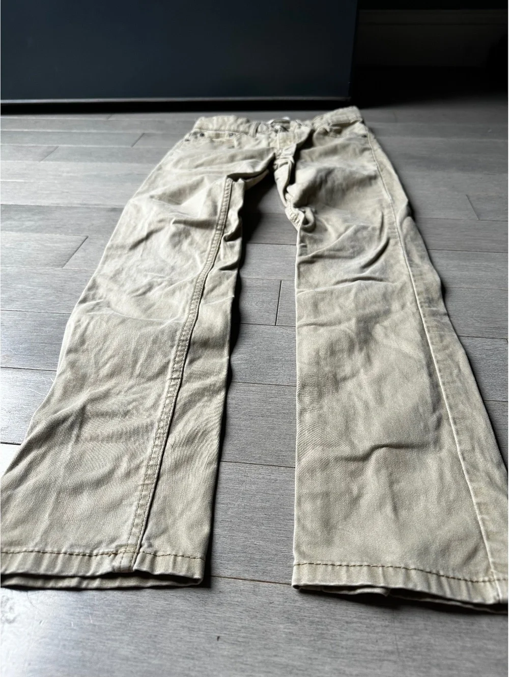Boys Levi's 511 Slim Tan Straight Leg Khaki Back to School Jeans Pants 12 Reg